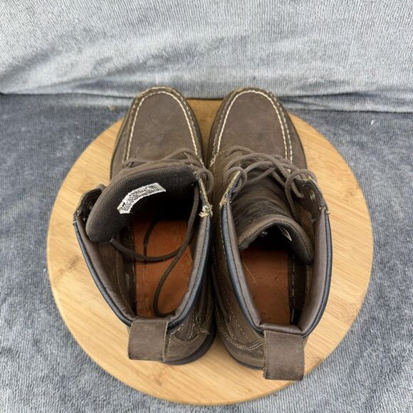 Timberland Chukka Boots Mens Size 9 Brown Leather Moc Toe Lug Lace Up 84501 main image 7